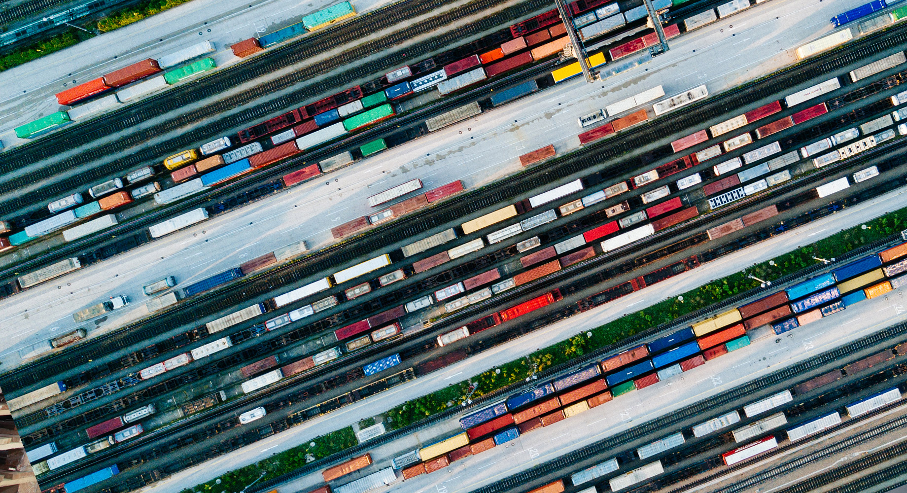 Une gare ferroviaire occupée