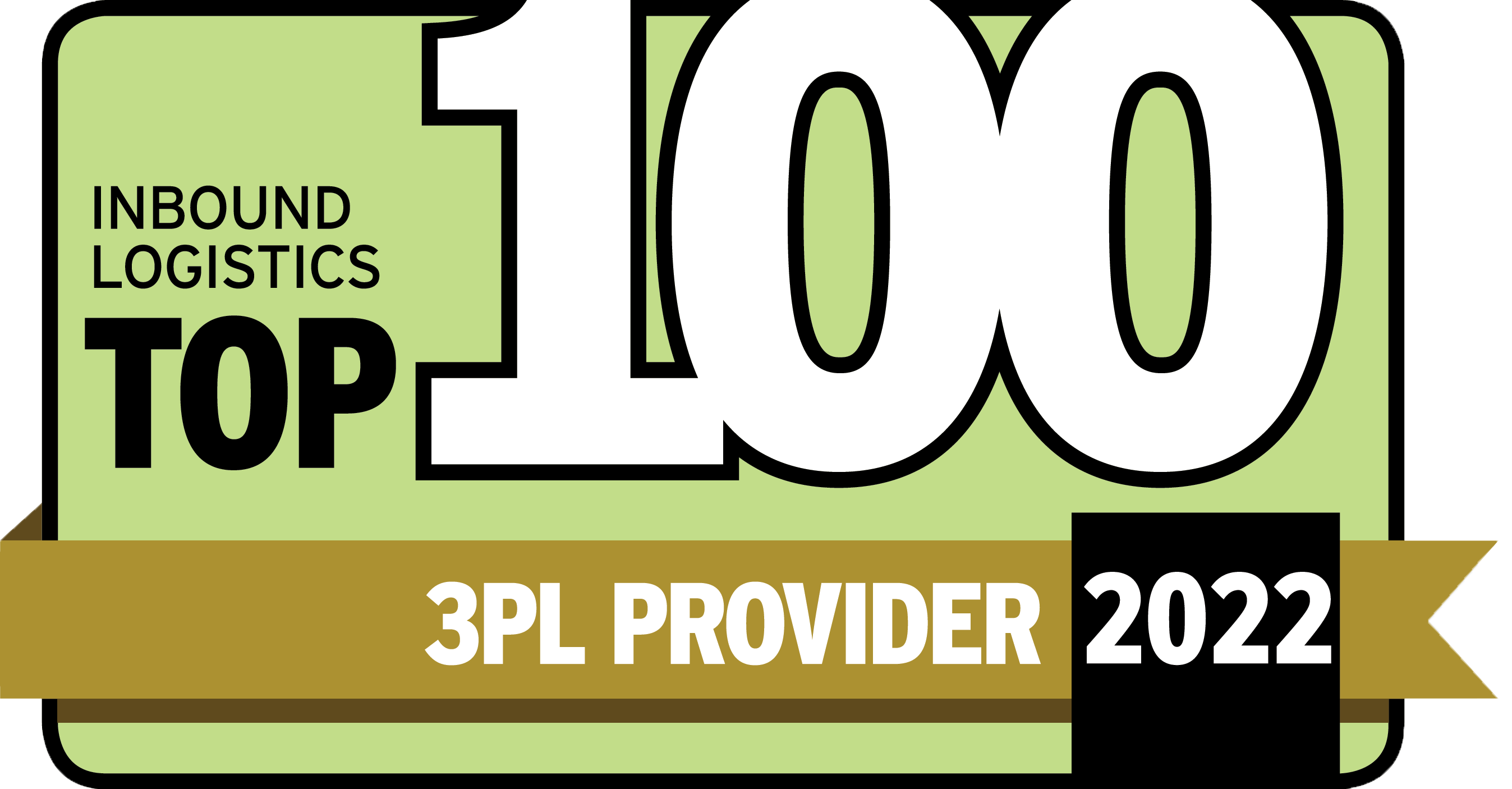 Inbound Logistics Top 100 Award Banner