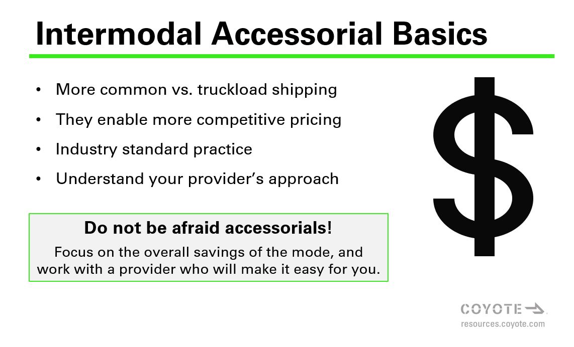 Intermodal Accessorial Basic information