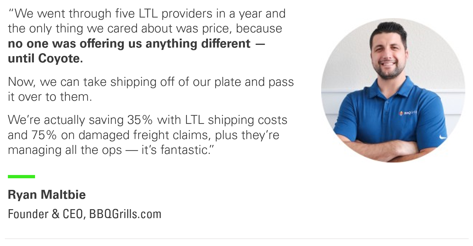 BBQGrills.com Ryan Maltbie quote