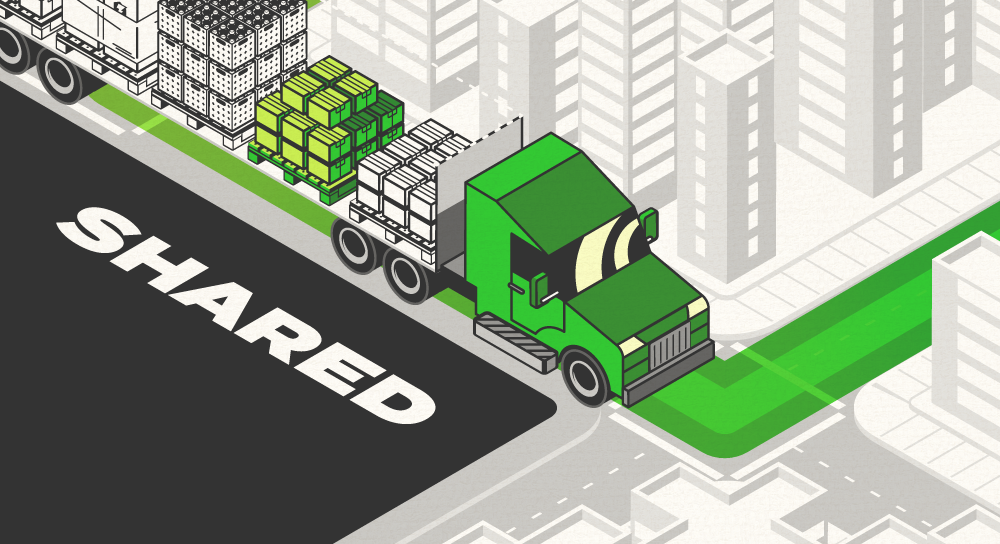 shared truckload header tile