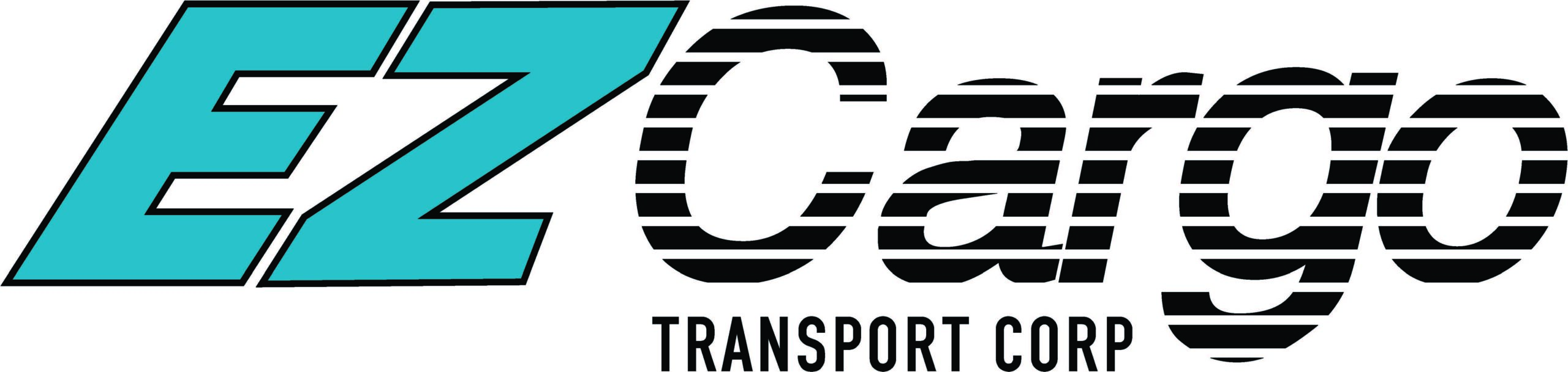 Logotipo de transporte de carga EZ